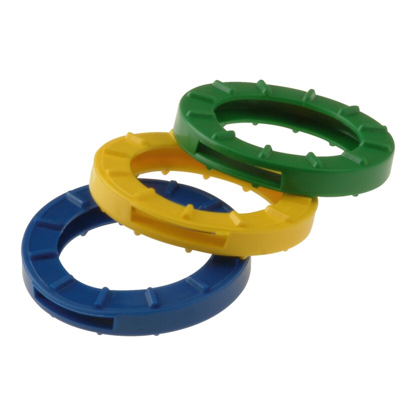 Schlüsselkennring-Sortiment Kunststoff Ø 24 mm 5 Stück