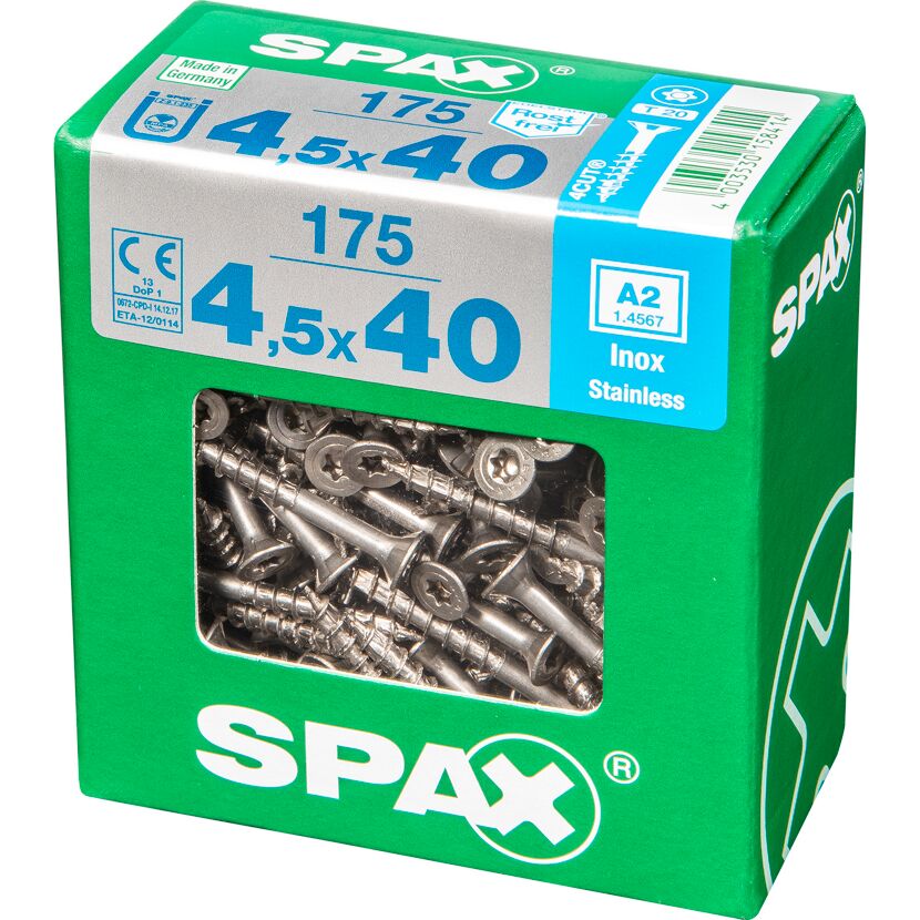 Senkkopfschrauben T-Star rostfrei Ø 4,5 x 40 mm 175 Stück