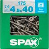 Senkkopfschrauben T-Star rostfrei Ø 4,5 x 40 mm 175 Stück
