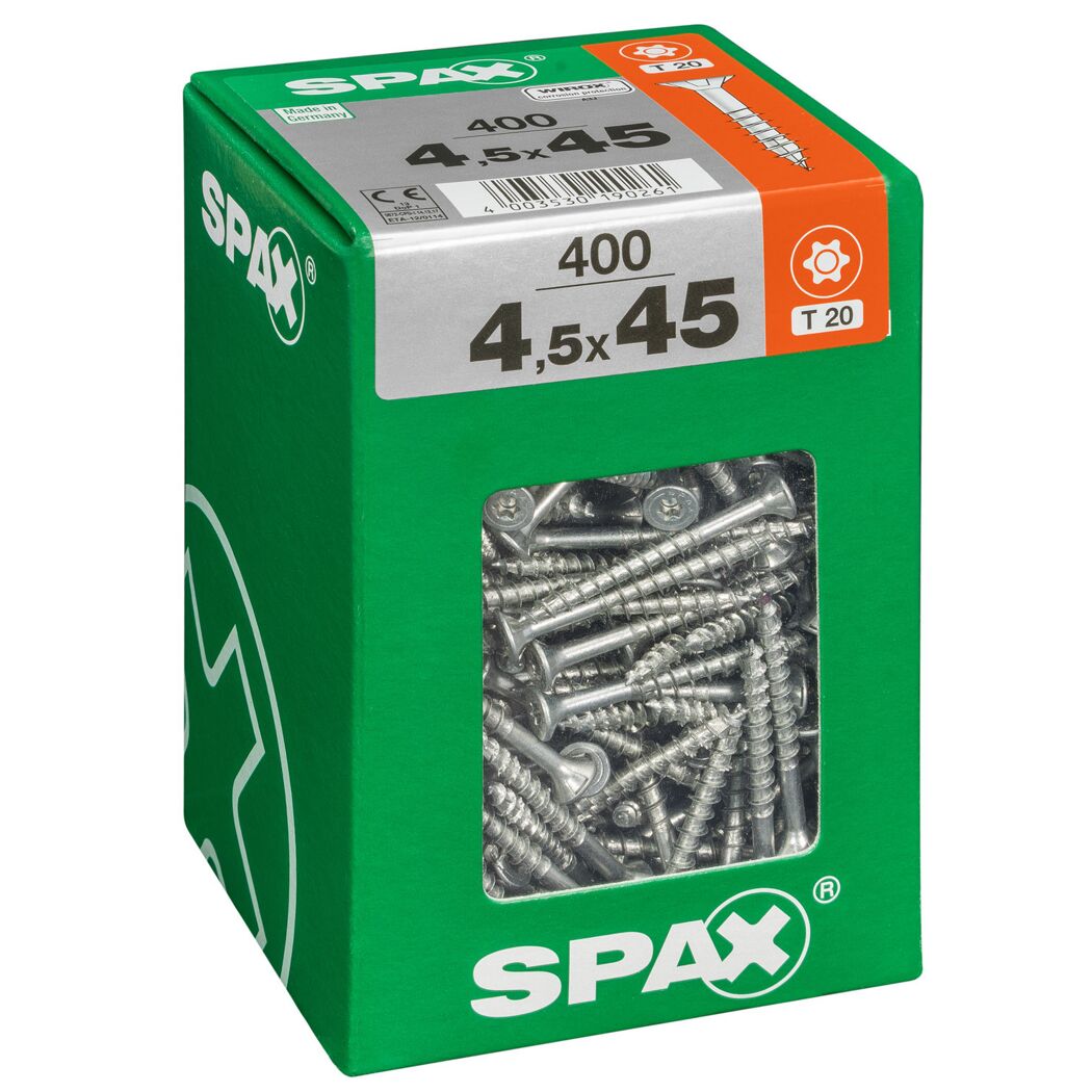 Senkkopfschrauben T-Star Ø 4,5 x 45 mm 400 Stück