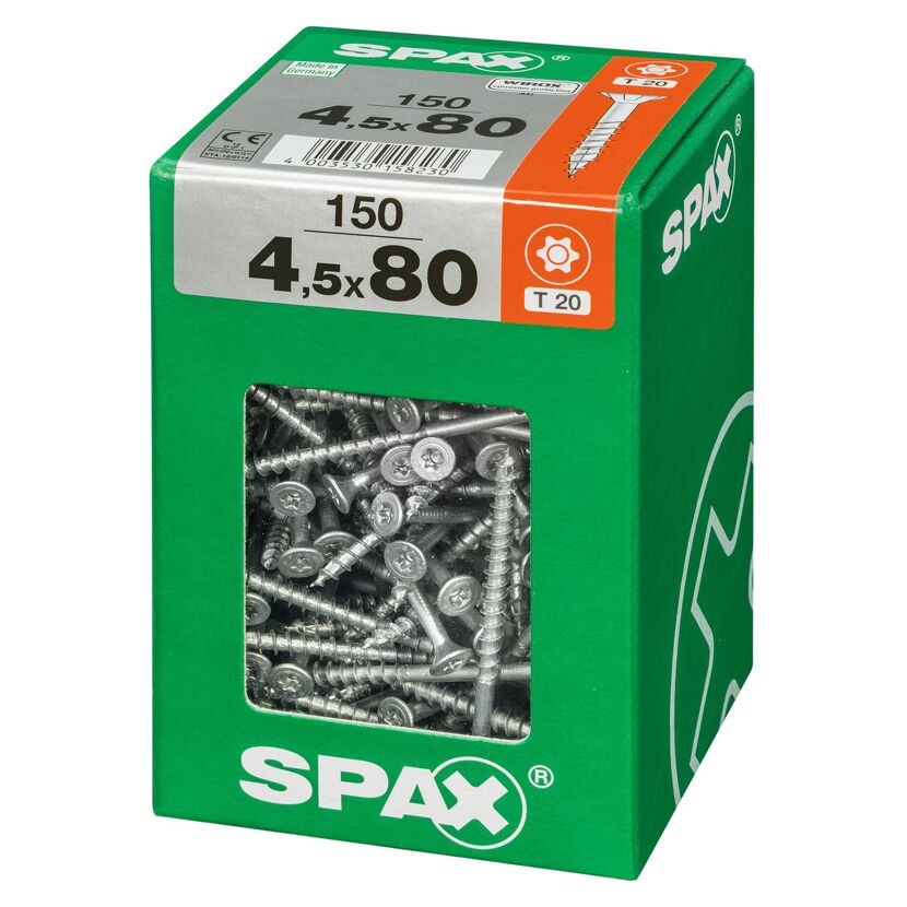 Senkkopfschrauben T-Star Ø 4,5 x 80 mm 150 Stück