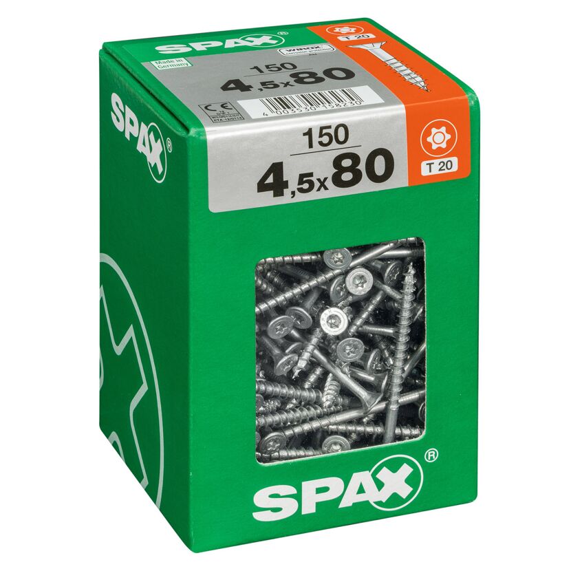 Senkkopfschrauben T-Star Ø 4,5 x 80 mm 150 Stück