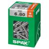 Senkkopfschrauben T-Star Ø 6 x 80 mm 100 Stück