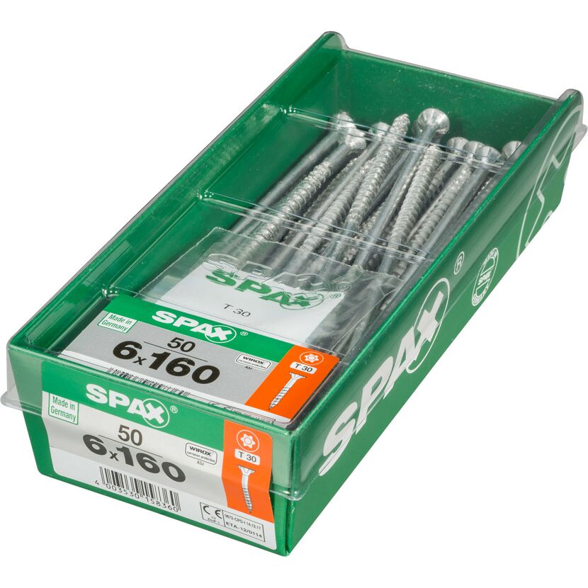 Senkkopfschrauben T-Star Ø 6 x 160 mm 50 Stück