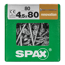 SPAX Verlegeschrauben 4,5 x 80 mm, 80 Stück