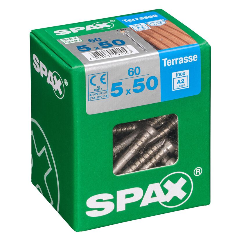 Terrassenschrauben T-Star Ø 5 x 50 mm 60 Stück