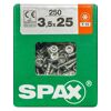 Senkkopfschrauben T-Star Ø 3,5 mm 25 mm 250 Stück