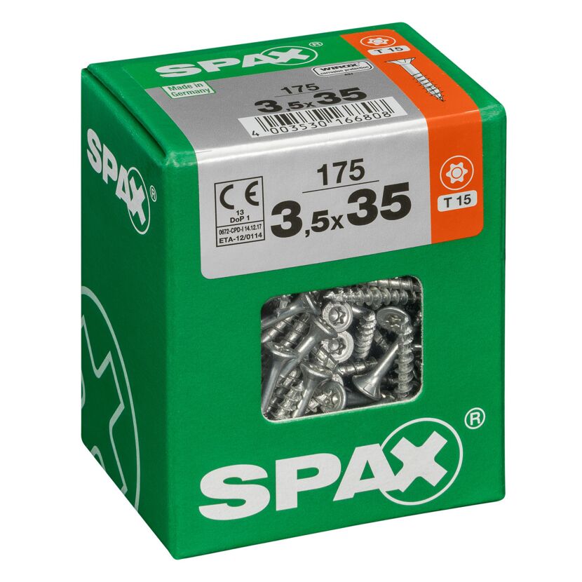 Senkkopfschrauben T-Star Ø 3,5 mm 35 mm 175 Stück