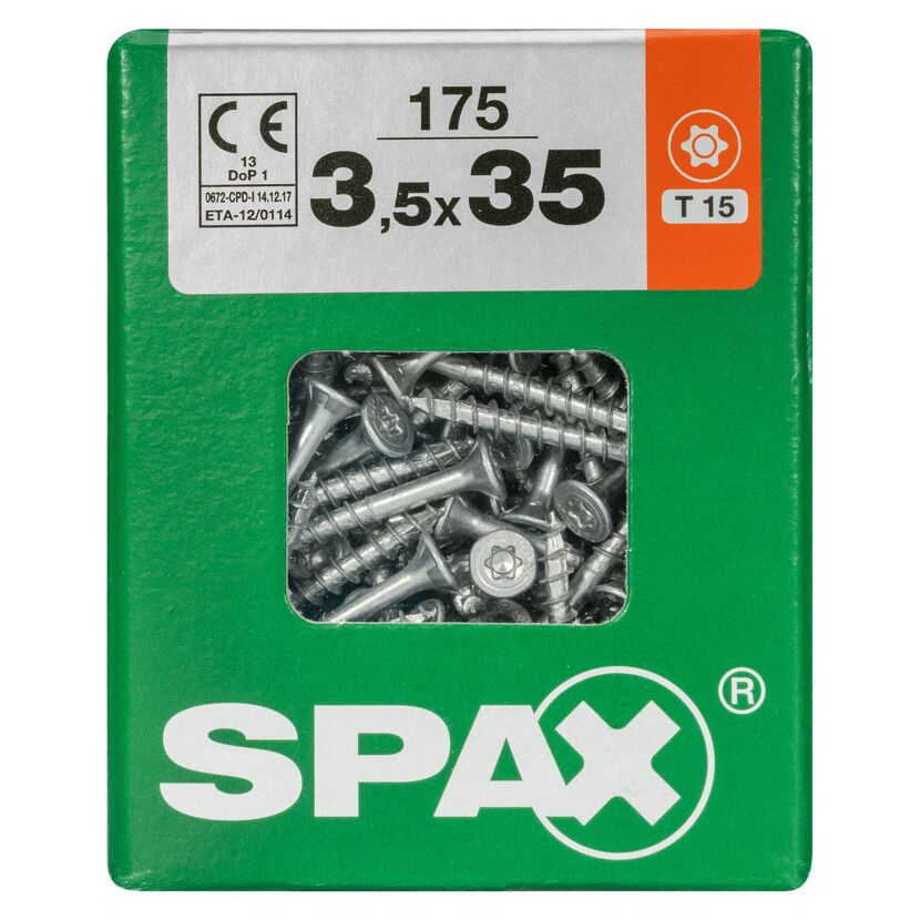 Senkkopfschrauben T-Star Ø 3,5 mm 35 mm 175 Stück