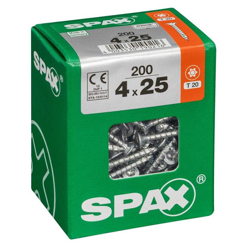Senkkopfschrauben T-Star Ø 4 mm 25 mm 200 Stück
