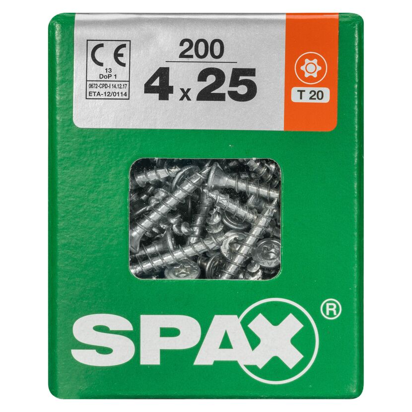 Senkkopfschrauben T-Star Ø 4 mm 25 mm 200 Stück