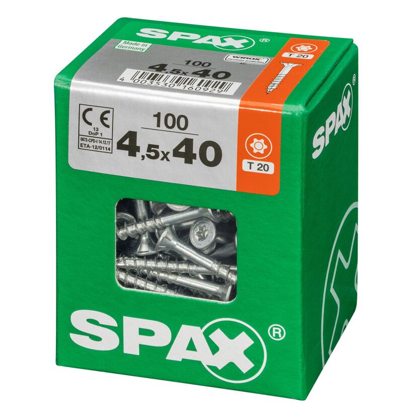 Senkkopfschrauben T-Star Ø 4,5 mm 40 mm 100 Stück