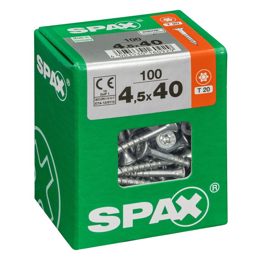 Senkkopfschrauben T-Star Ø 4,5 mm 40 mm 100 Stück