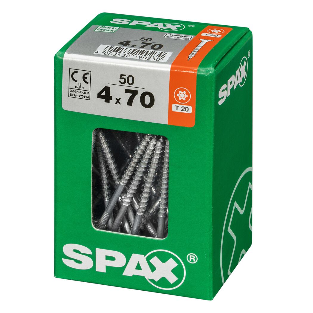 Senkkopfschrauben T-Star Ø 4 mm 70 mm 50 Stück
