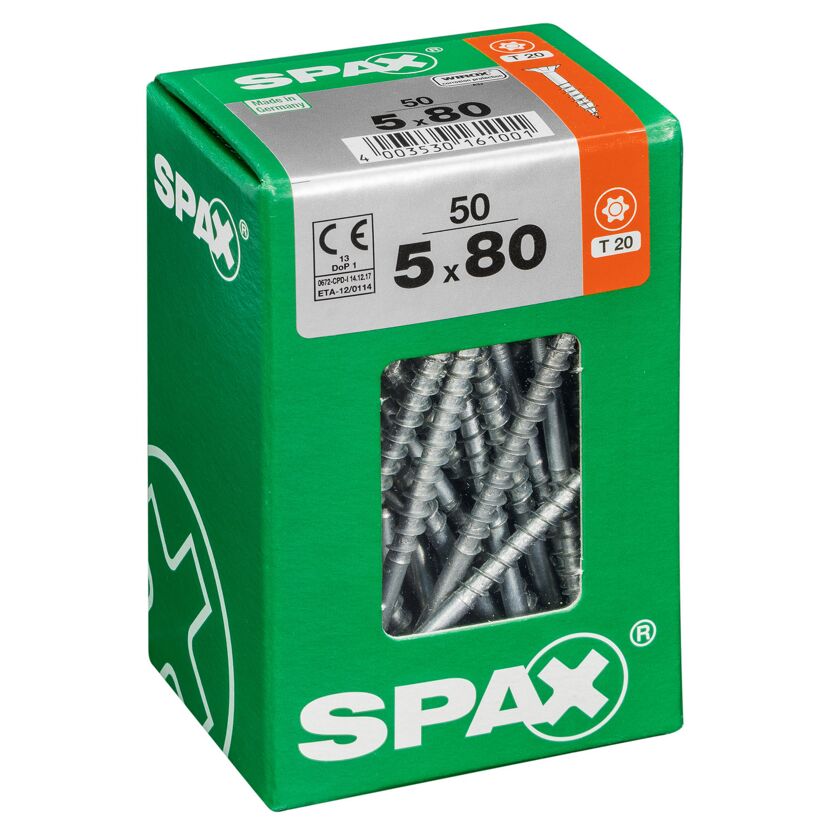 Senkkopfschrauben T-Star Ø 5 x 80 mm 50 Stück