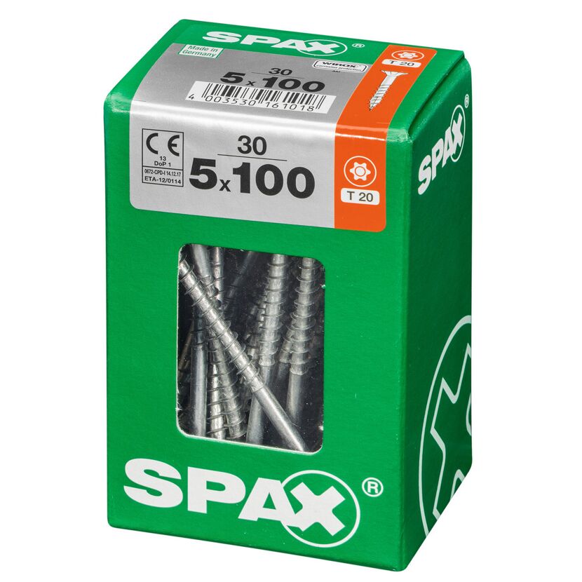 Senkkopfschrauben T-Star Ø 5 x 100 mm 30 Stück