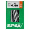 Senkkopfschrauben T-Star Ø 6 x 80 mm 30 Stück