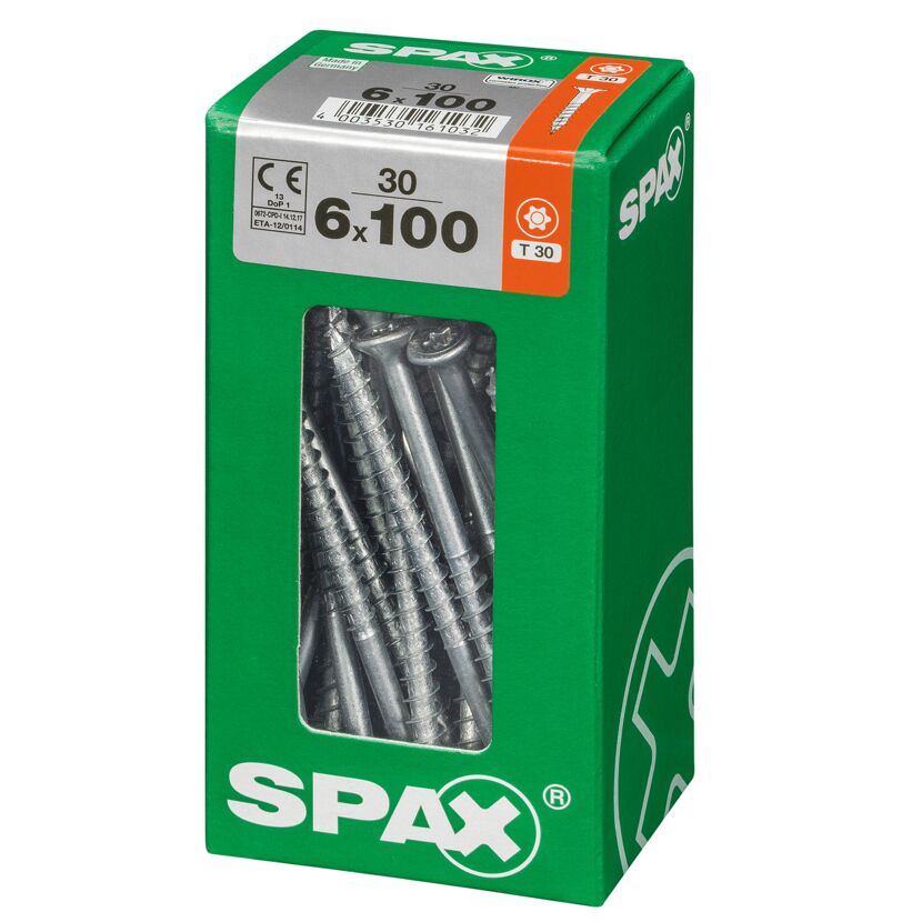 Senkkopfschrauben T-Star Ø 6 x 100 mm 30 Stück