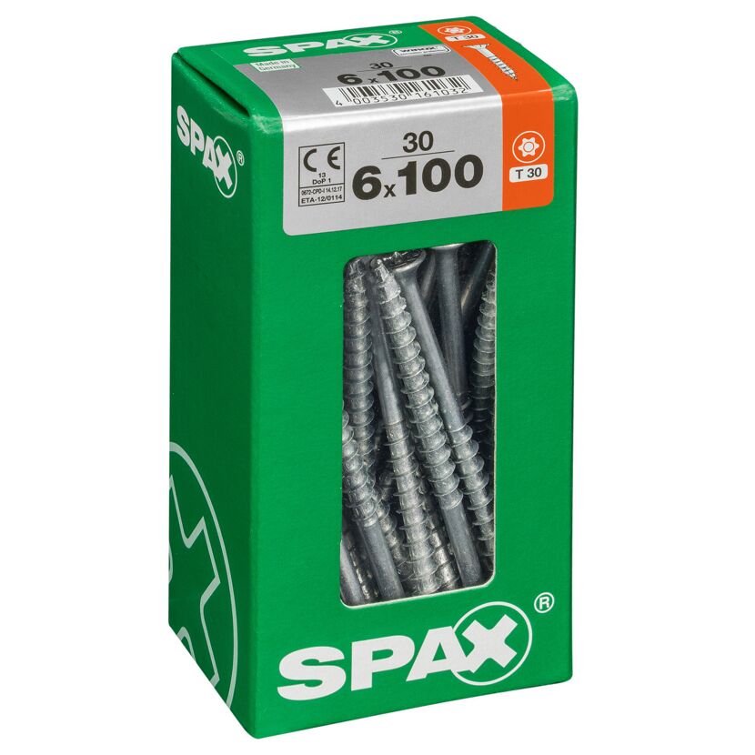Senkkopfschrauben T-Star Ø 6 x 100 mm 30 Stück