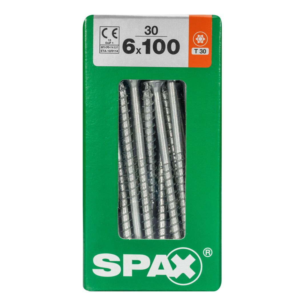 Senkkopfschrauben T-Star Ø 6 x 100 mm 30 Stück