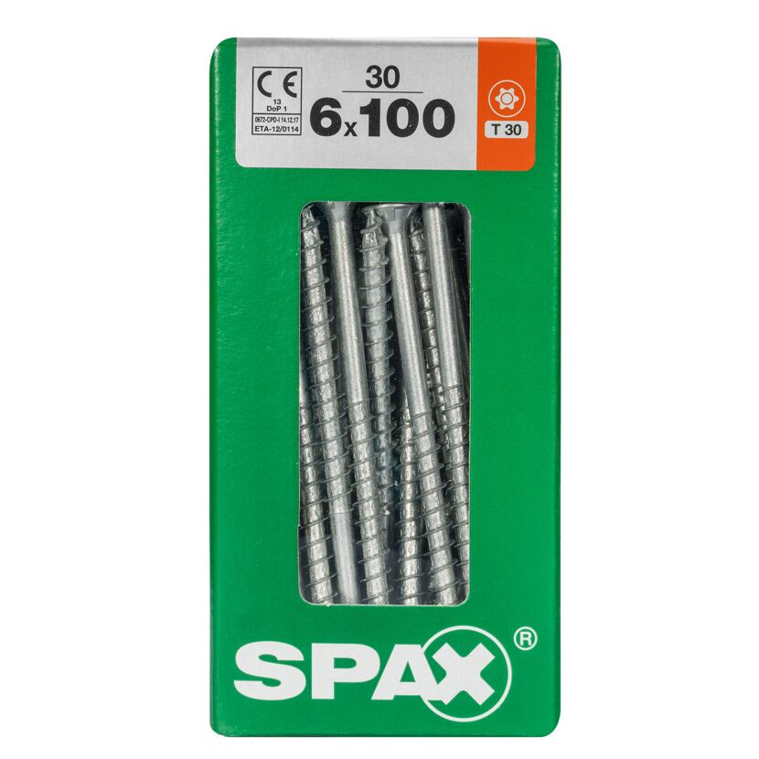 Senkkopfschrauben T-Star Ø 6 x 100 mm 30 Stück