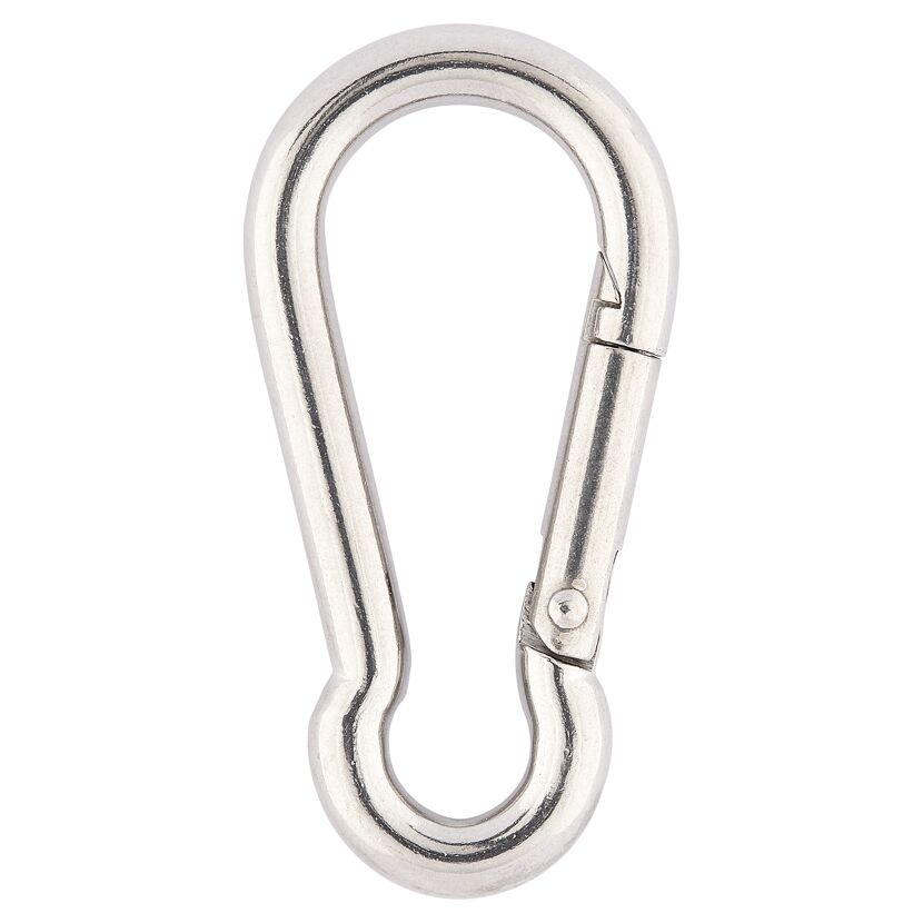 Karabinerhaken Edelstahl A4 Ø 5 x 50 mm