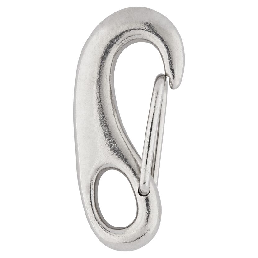 Karabinerhaken Edelstahl A4 75 mm