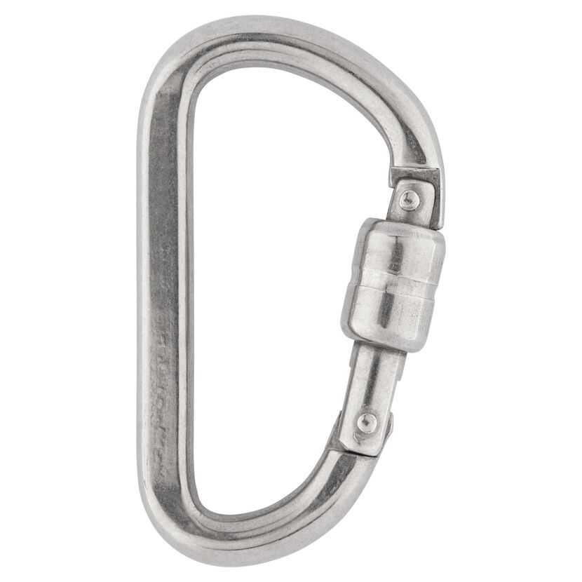 Karabinerhaken mit Sicherung Edelstahl A4 Ø 8 x 64 mm