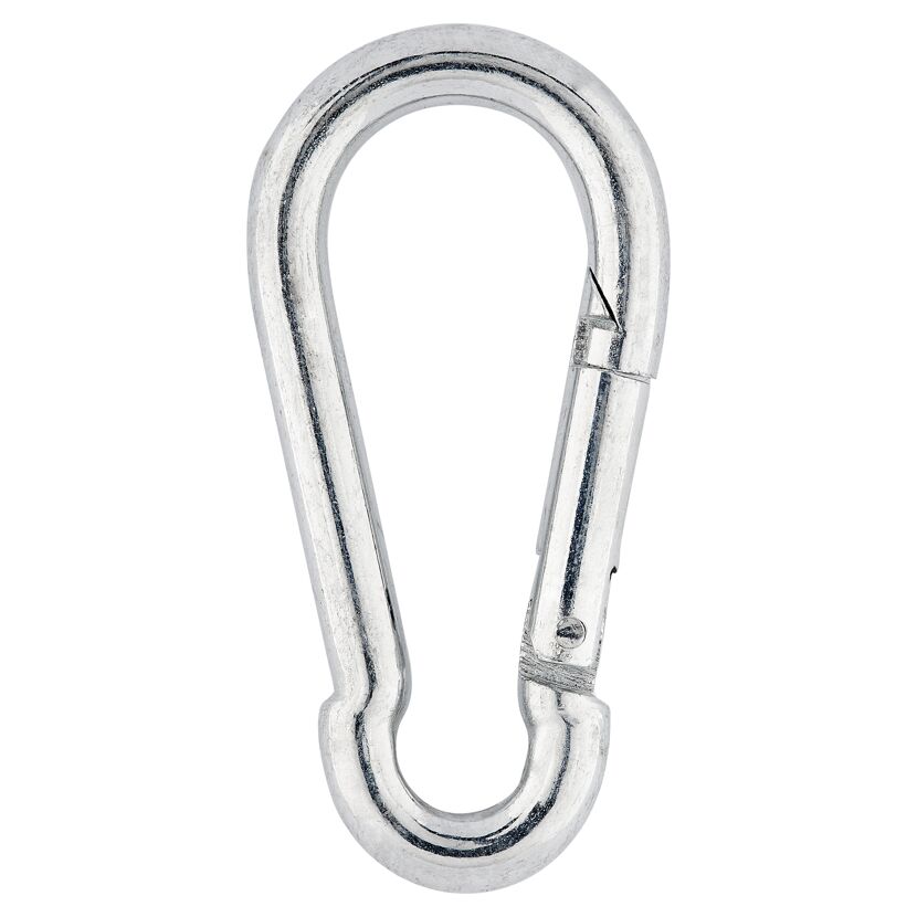 Karabinerhaken Stahl verzinkt Ø 6 x 60 mm