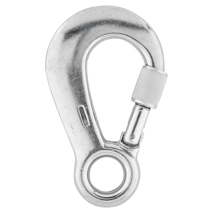 Karabinerhaken Mit Schraubverschluss – Edelstahl A2/A4, 4-12 Mm, Feuerwehrtauglich
