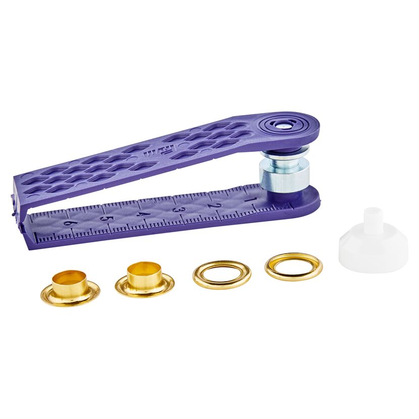 Ösen mit Scheiben Messing Ø 8 mm 24 Stück