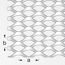 Streckmetall Stahl 100 x 30 cm