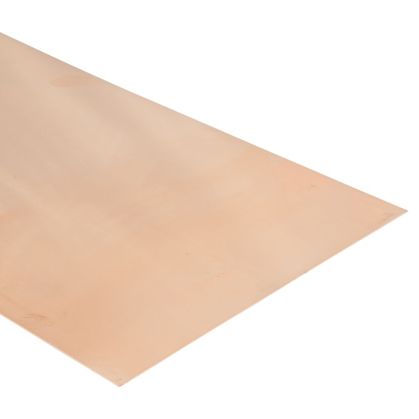 Glattblech 100 x 20 cm kupferfarben