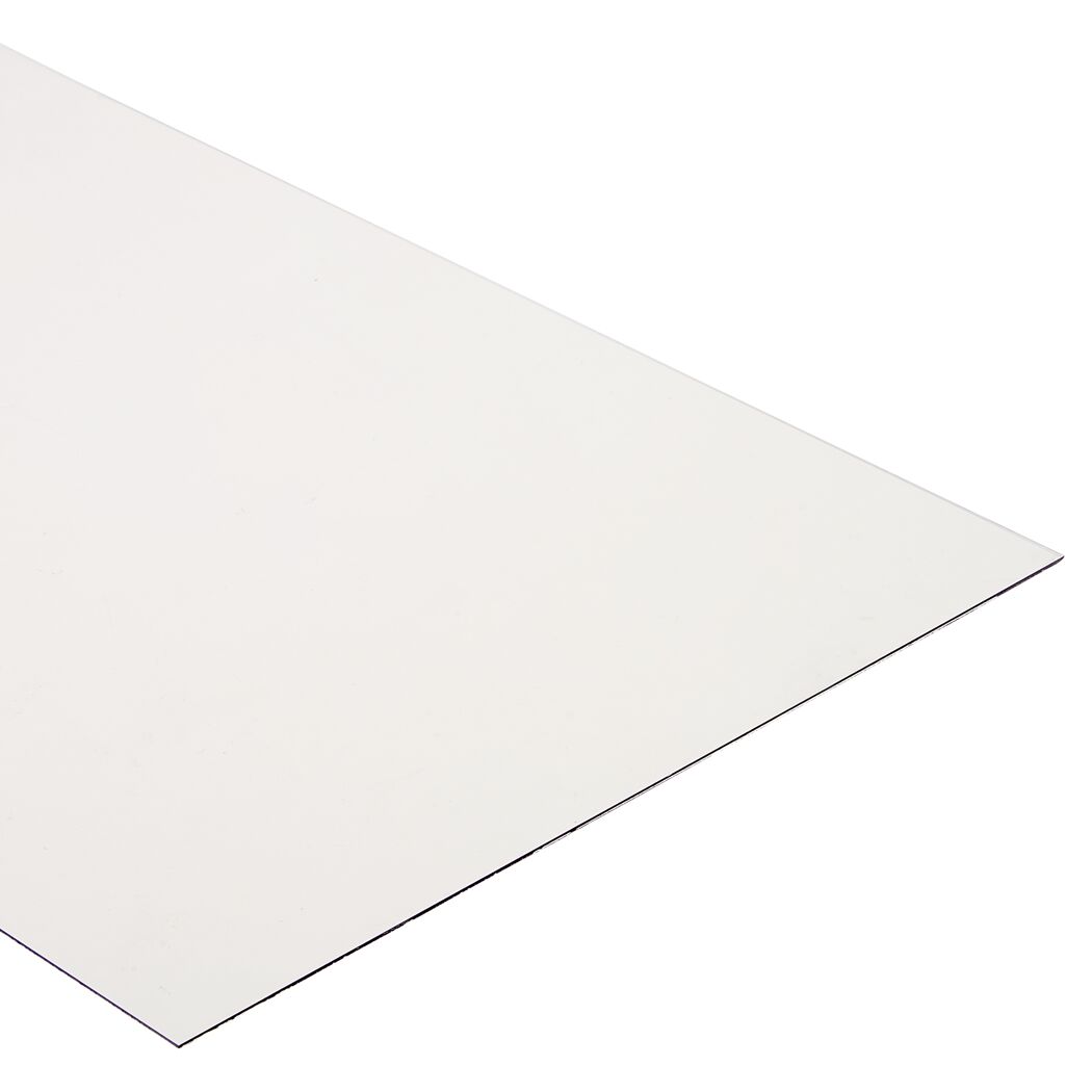 Kunststoffplatte Polycarbonat transparent 50 x 25 cm