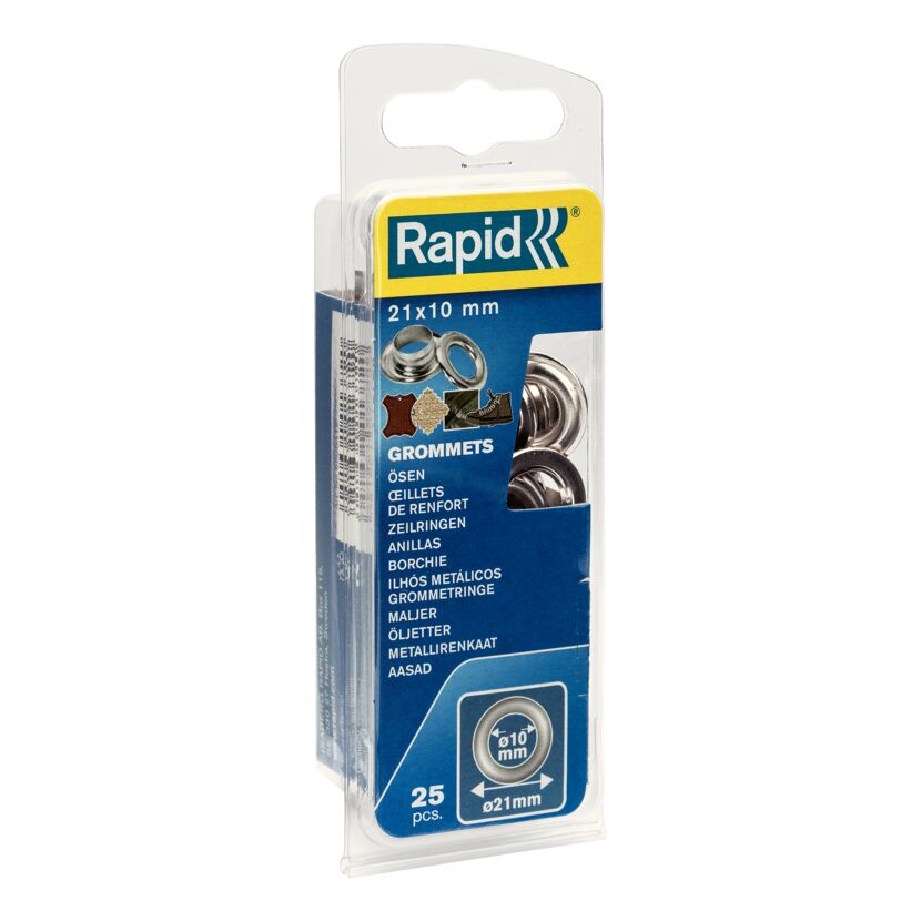 Rapid Ösen 21 x 10 mm, 25 Stück