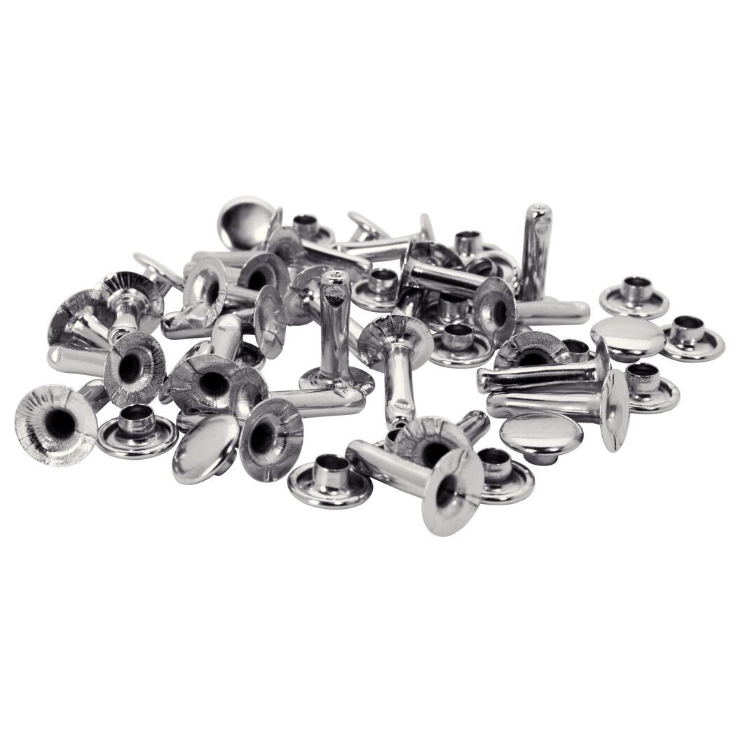25 Hohlnieten 9 x 3 x 13 mm