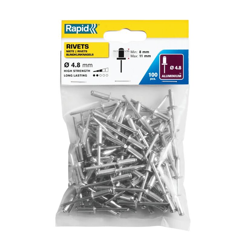 Rapid Blindnieten 4,8 x 14 mm, 100 Stück
