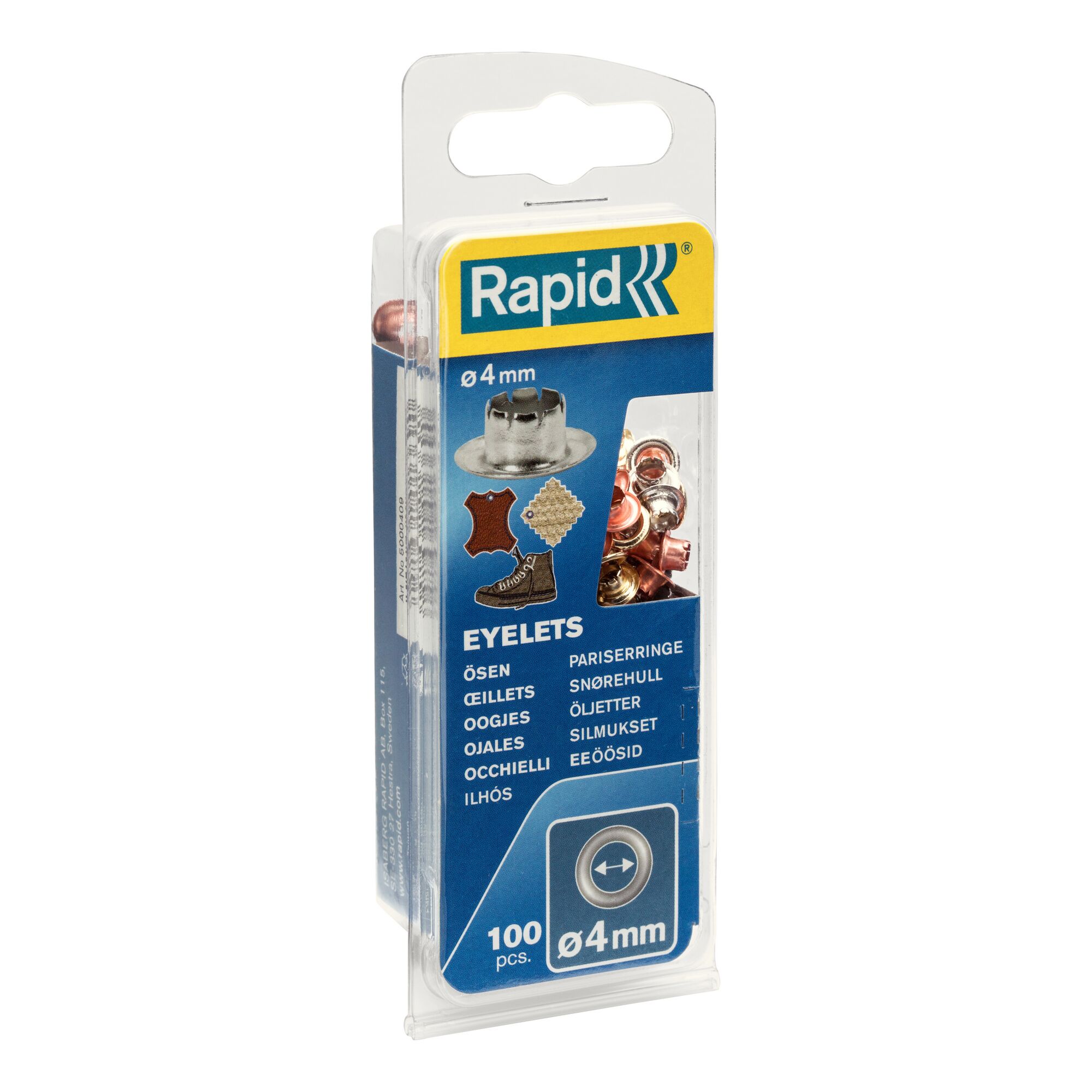 Rapid Ösen 4 mm 100 Stück
