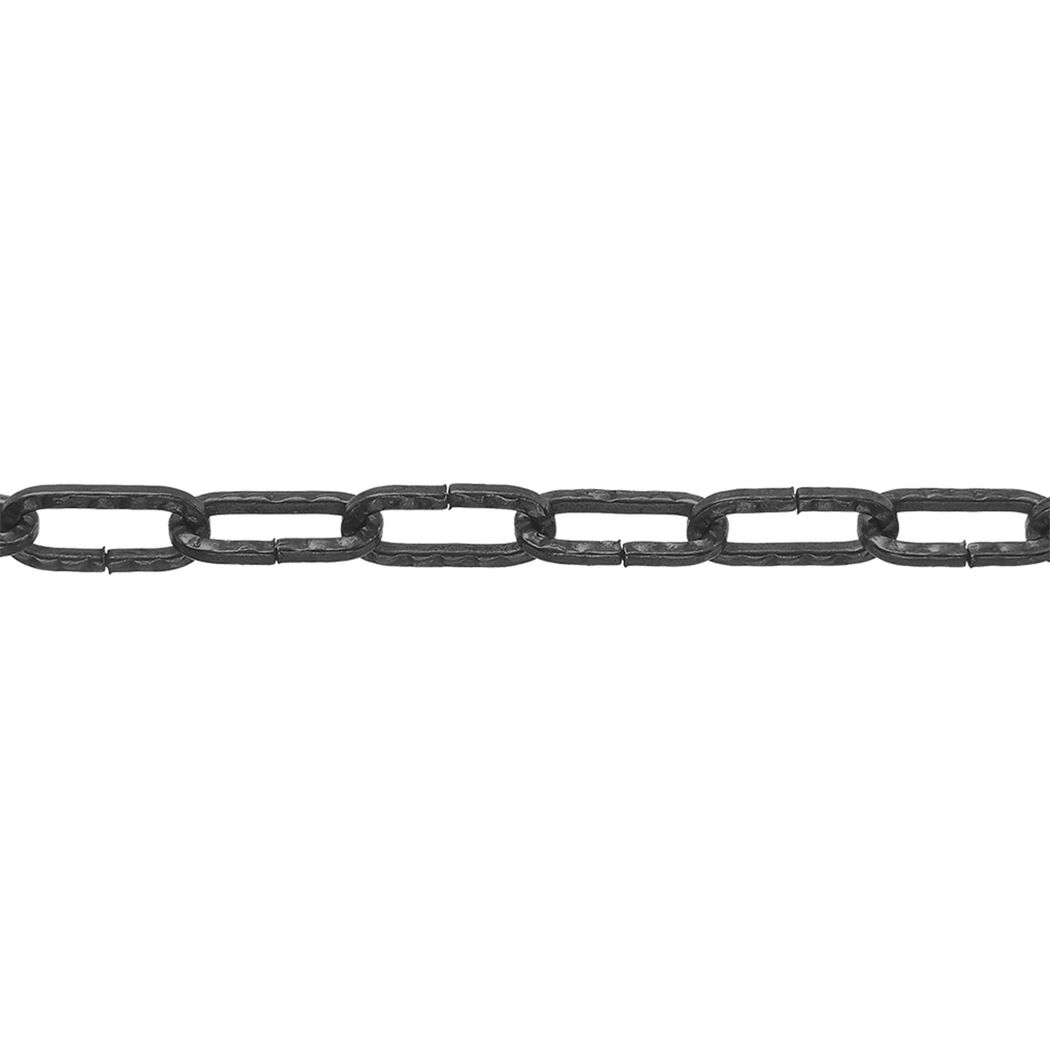 Gliederkette 2 mm schwarz