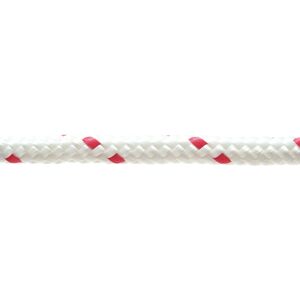 Polyester-Seil weiß/rot Ø 8 mm x 20 m
