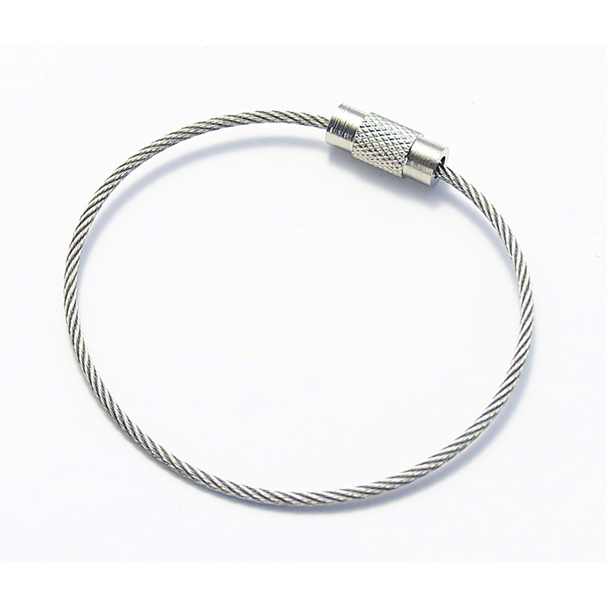 Drahtseilschlüsselanhänger aus Edelstahl