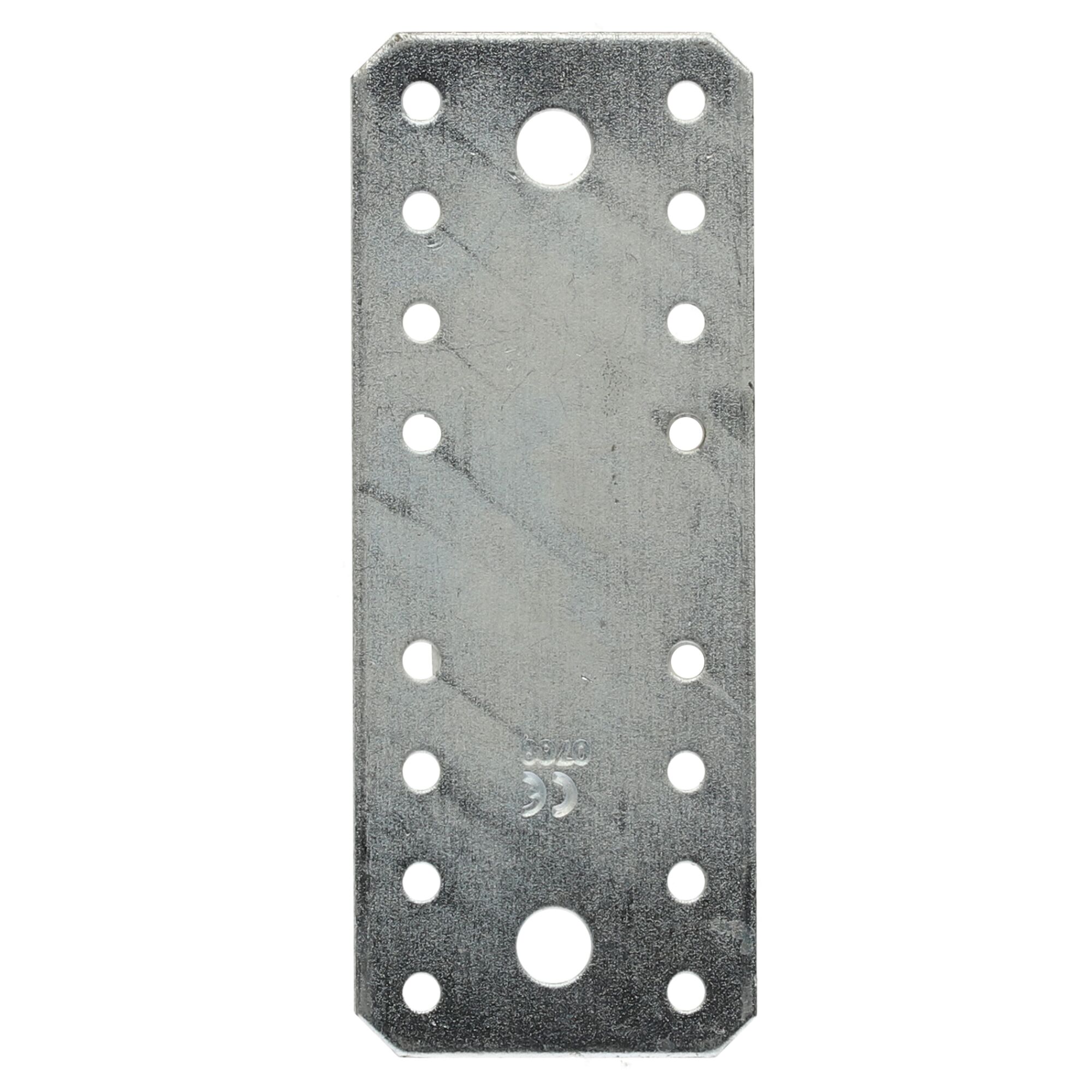 Flachverbinder aus Metall mit Löchern