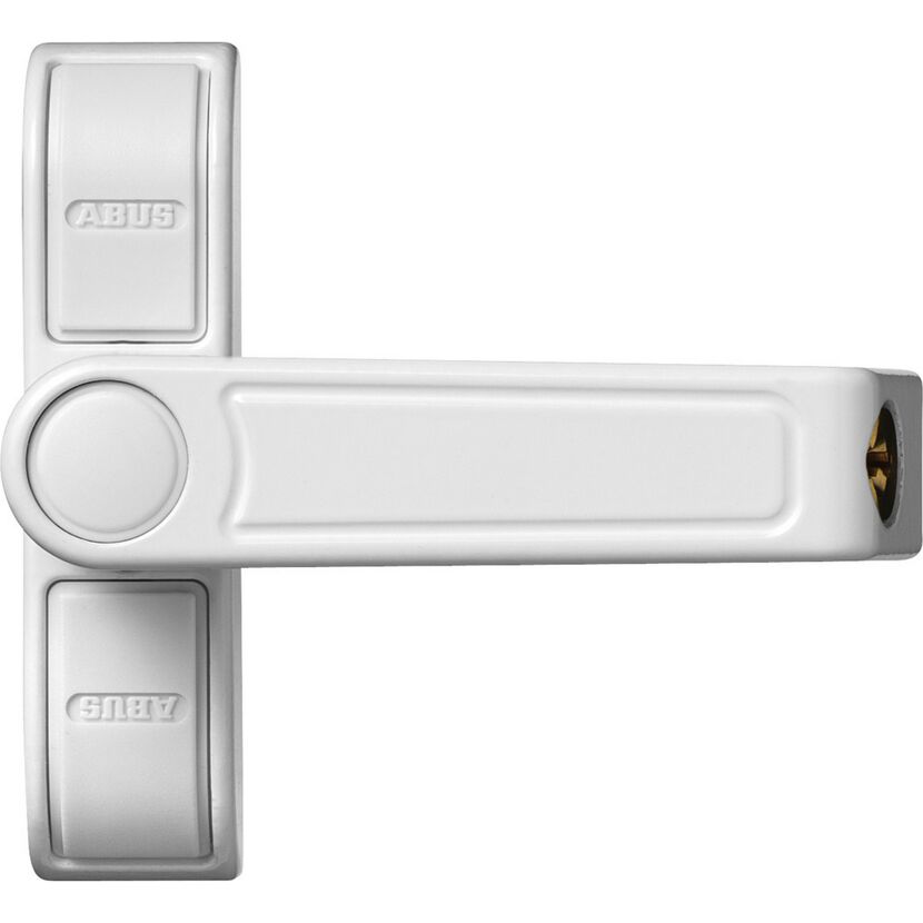 Weißes ABUS Fensterschloss 2410 W