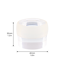 Türstopper 'EH 5222' transparent Ø 4 cm