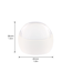Türstopper 'EH 5220' transparent Ø 4,5 cm