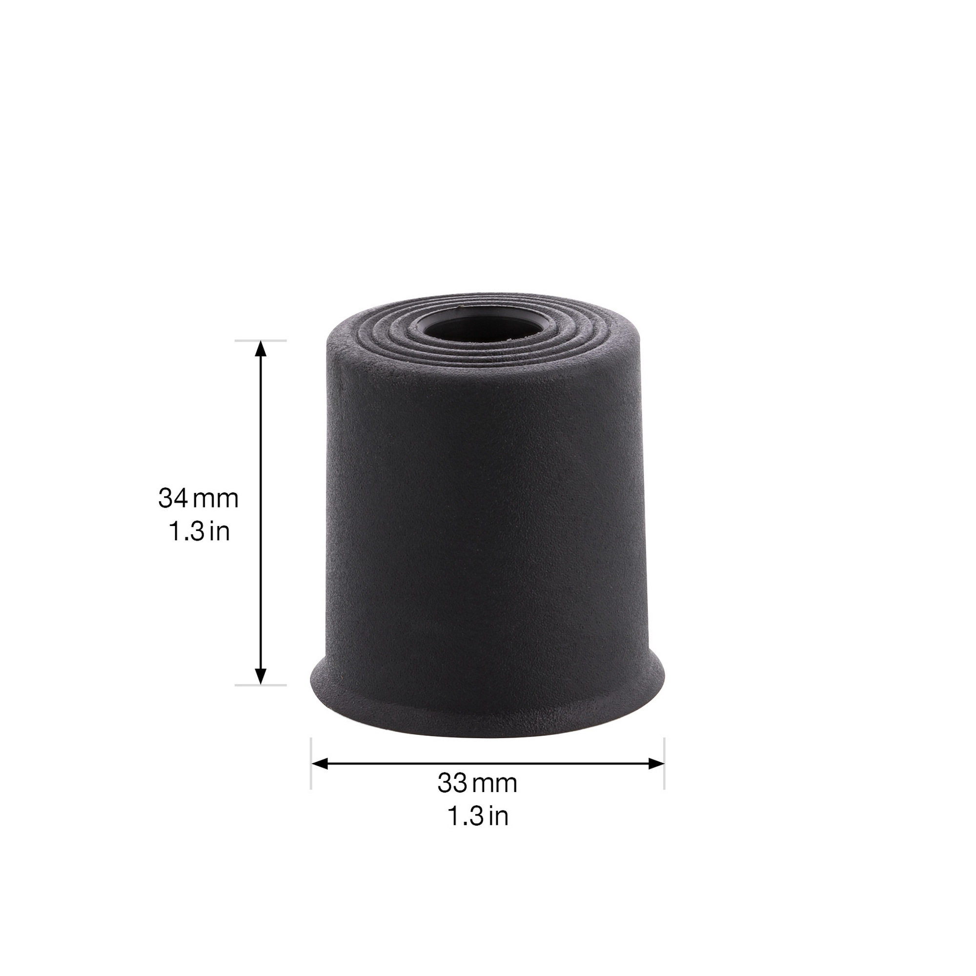 Türstopper 'EH 5243' schwarz Ø 3,5 cm + product picture