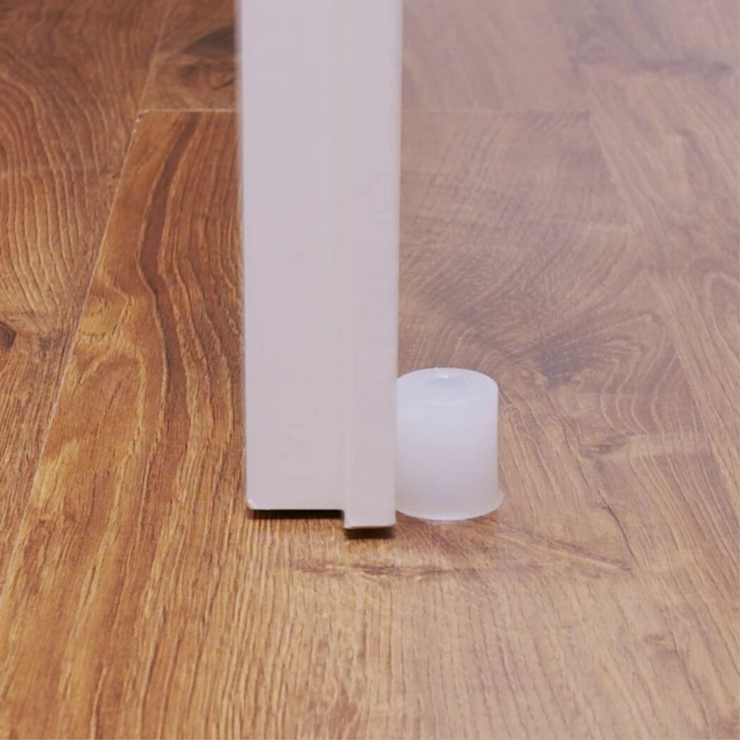 Transparenter Türstopper