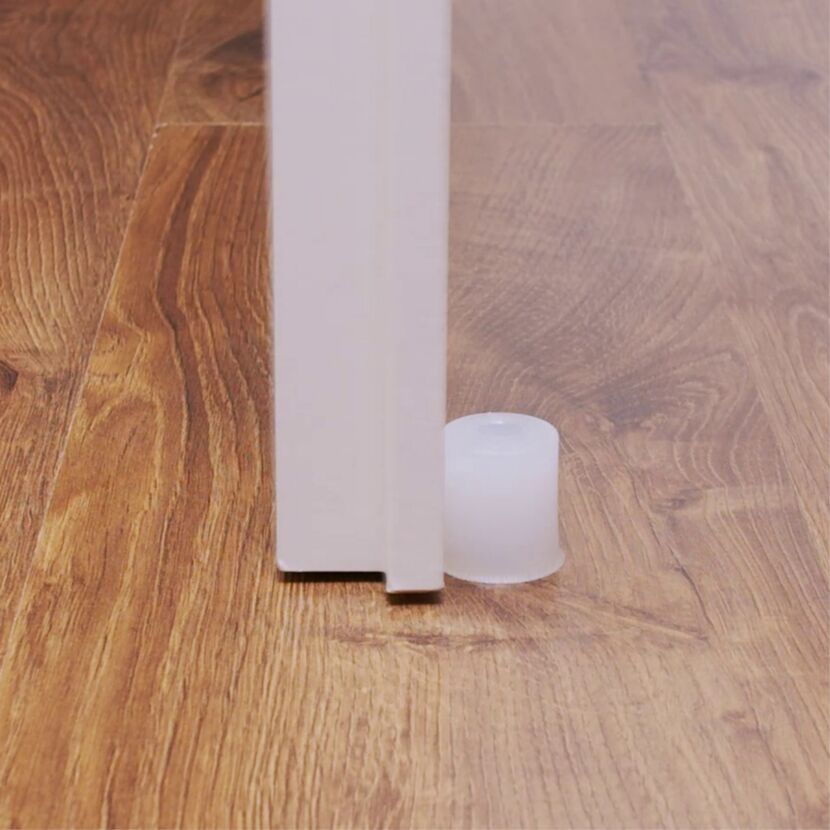 Transparenter Türstopper