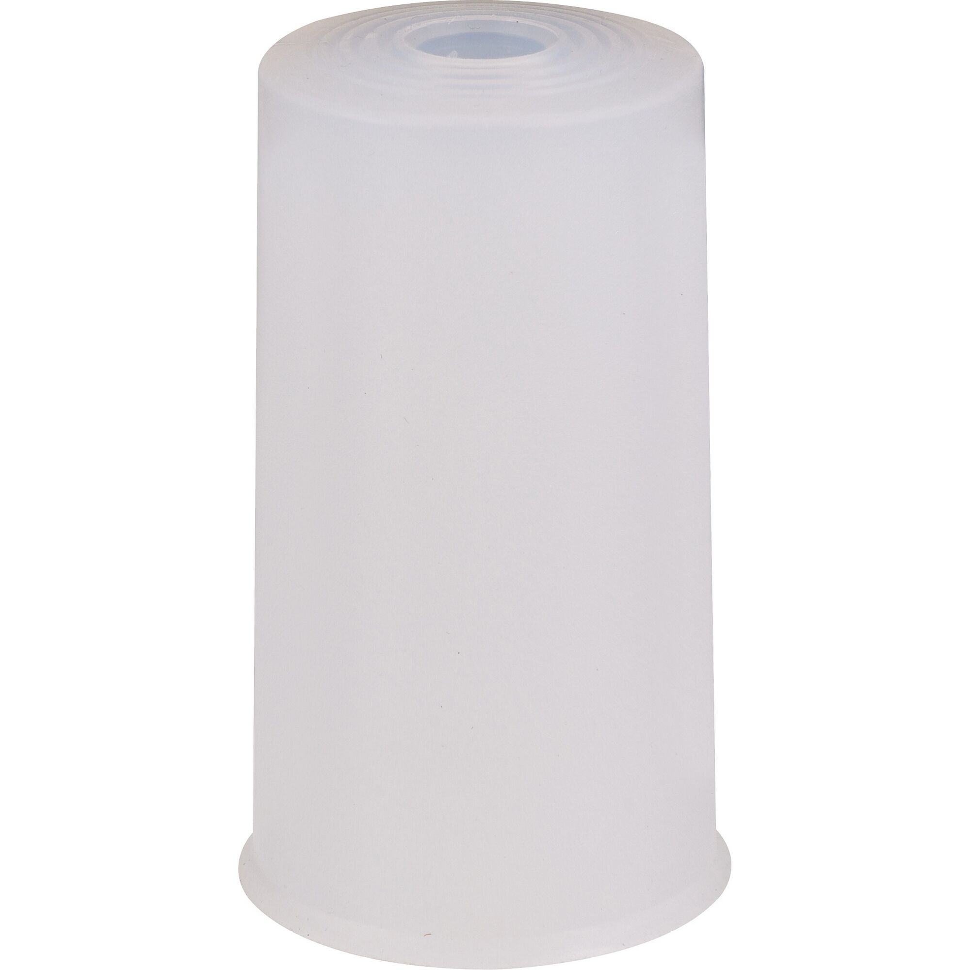 Transparenter, zylindrischer Bodentürstopper