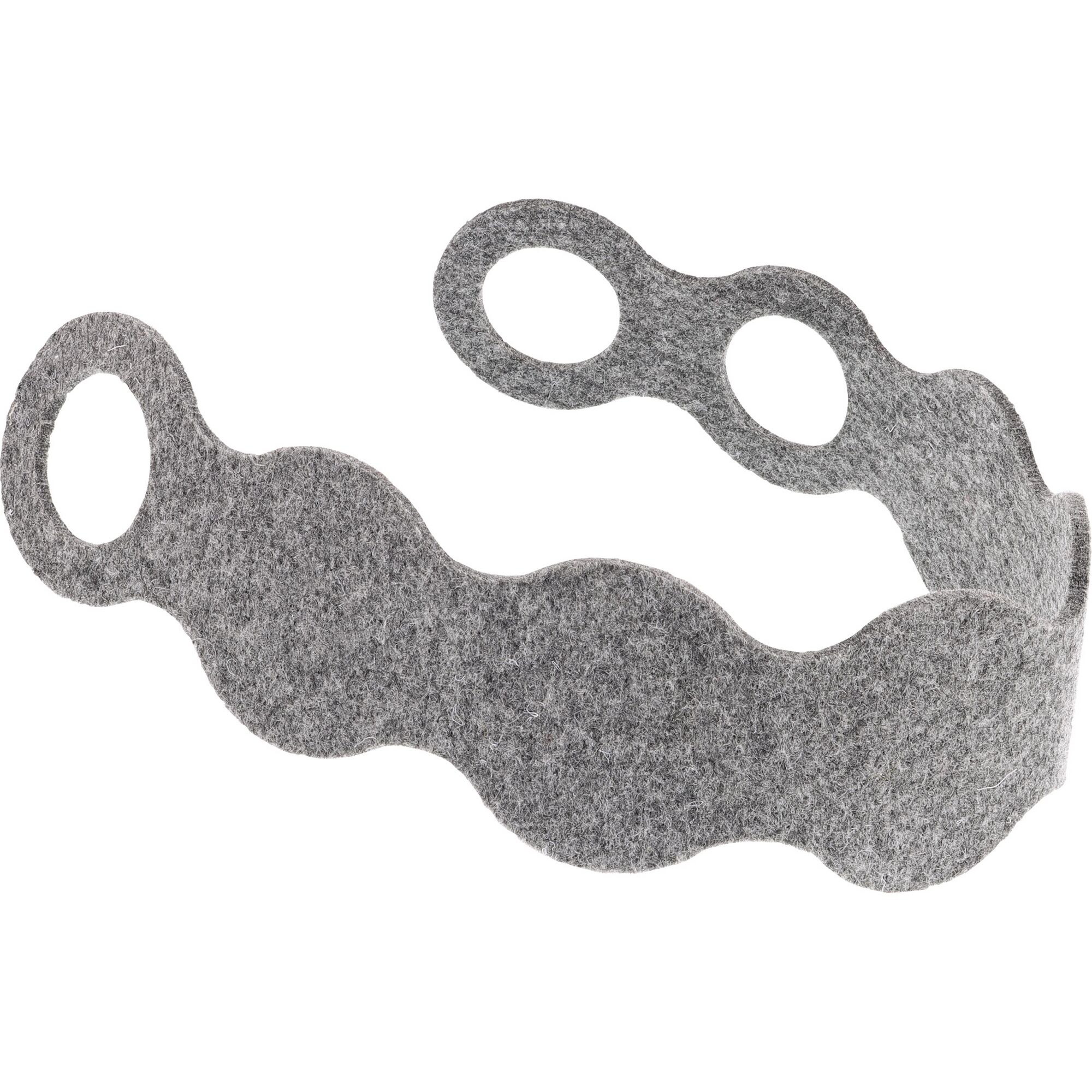 Grauer Türklinkenhalter aus Filz